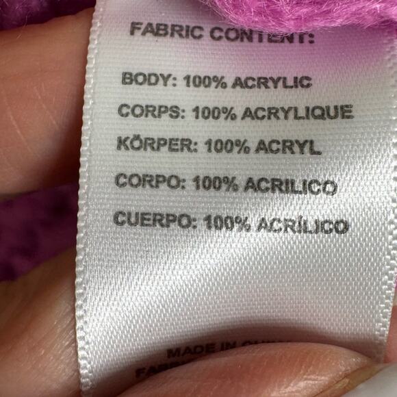 SAACHI Colorblock Patchwork Chunky Open-Front Oversized Small Cardigan Sweater - Picture 8 of 8